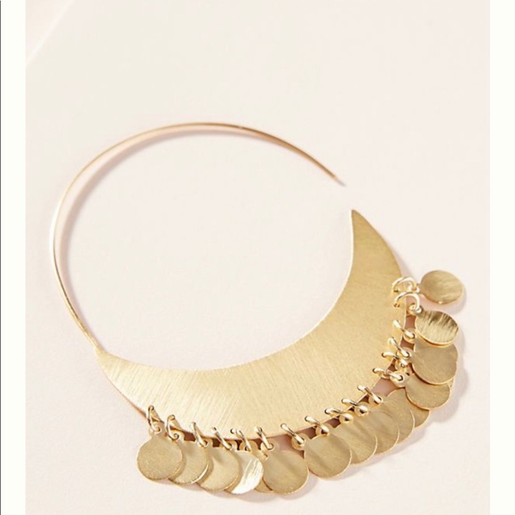 Anthropologie cara coin hoop earring - Picture 2 of 8